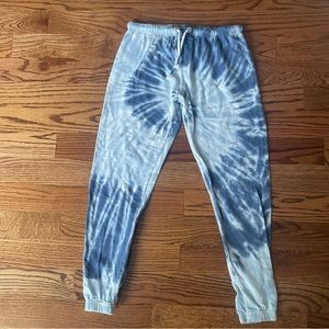 tie die beachy joggers